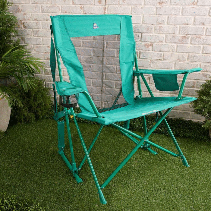 GCI Outdoor XL Elite Portable Rocking Chair with Pocket - Image 7