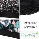 Soft Elastic Band Satin Bonnets for Women, 3 Pcs Silky Head Scarf Hair Wrap for Sleeping Curly Natural Long Hair by - Image 5