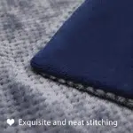 Dog Blankets for Small Dogs & Cats for Couch, Reversible Flannel Blankets for Pets 24X32 Inch,Cat Blankets for Indoor Cats Washable (Blue) - Image 4