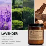 Organic Lavender Candles - Non Toxic Soy Candles for Home, Stress Relief & Meditation (7Oz) - Image 4