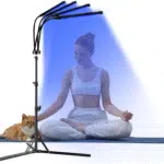 Red Light Therapy for Body, 180 Leds Red and Blue Light Therapy Lamp with Tripod, 3-In-1 Chip Designed 415Nm＆660Nm＆850Nm Infrared Light Therapy for Face