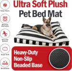 Rectangle Large Dog Bed Washable – Non Slip Comfy Pet Bed – Dog Crate Bed with Removable Washable Cover – Dog Kennel Bed for Sleeping - Dog Bed X-Large Breed 50X42X5 Inch – Black - Image 5