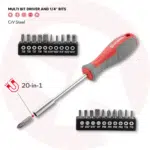 Screwdriver & Precision Driver Tool Set with Magnetic Tips and Bits - Phillips, Flat Head, Torx, Hex - Cr-V Steel with Cushion Grip Handles VT08-3329 - Image 5