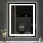 30" X 36" Wall Mounted Vanity Mirror LED Bathroom Mirror with Lights, Anti-Fog, 3 Colors Dimmable, Memory, UL Listed, Waterproof