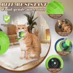 Cat Interactive Ball Toys Rolling Ball Faux Tail Rechargeable Smart Pet Toys Interactive Toys for Indoor Cats（2Pcs)） - Image 7