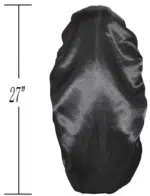 Soft Elastic Band Satin Bonnets for Women, 3 Pcs Silky Head Scarf Hair Wrap for Sleeping Curly Natural Long Hair by - Image 2