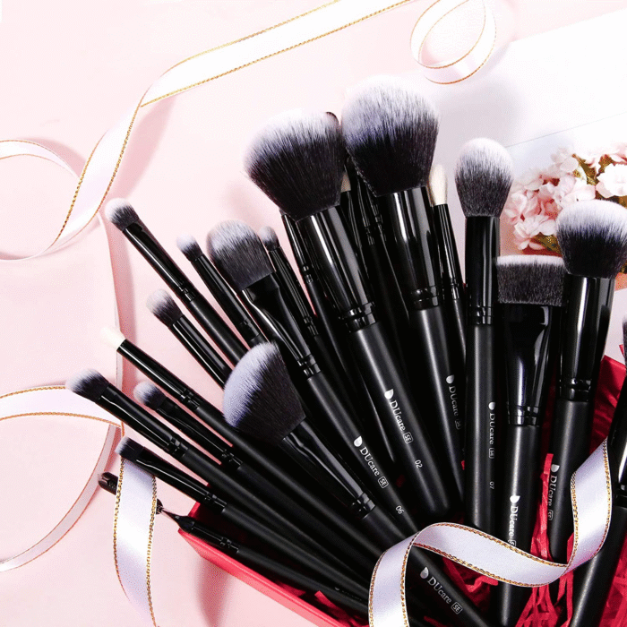Professional Makeup Brushes Set 27Pcs Makeup Brush Set Premium Synthetic Kabuki Foundation Blending Face Powder Blush Concealers Eye Shadows Brushes - Image 2