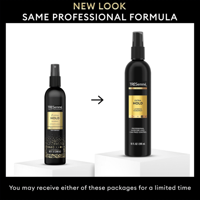 Tresemmé Extra Hold Hairspray, Non-Aerosol 3-Pack, 24H Hold & Frizz Control + Keratin Repair Hair Mask - Image 3