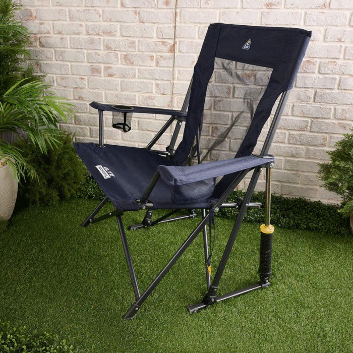 GCI Outdoor XL Elite Portable Rocking Chair with Pocket - Image 1