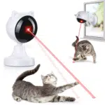 Automatic Cat Laser Toys, Interactive Laser Cat Toys for Indoor Cats/Kitty/Dogs, Cat Laser Toy Automatic White - Image 5