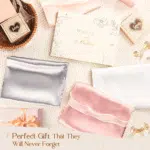 Satin Pillowcase, Silk Pillow Cases for Hair and Skin with Zipper, Queen Pillow Cases Set of 2 for 20"X30", Exquisite Packaging for Women Men - Image 6