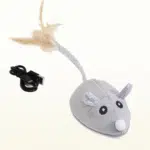 Cat Toys, Electronic Interactive Cat Toys for Indoor Cats, Automatic Cat Toys with Feather Tail, Smart Sensing Mouse Cat Toys with USB Rechargeable for Kitten Indoor Outdoor Activity - Image 2