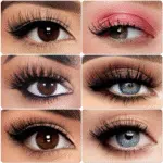 12 Pairs Faux Mink Lashes Wispy Lashes 6D Curly False Eyelashes Flully Eye Lash Extesnion Cat Eye Fake Lashes 2 Style Pack Natural Look Fake Eyelash with Tweezers for Women Girls - Image 5