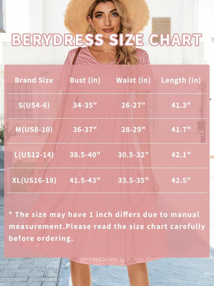 Women'S Casual Summer Tiered Midi Dress 2025 Short Sleeve V-Neck Loose Cotton Ruffle Babydoll Dress Boho Sundress - Image 5