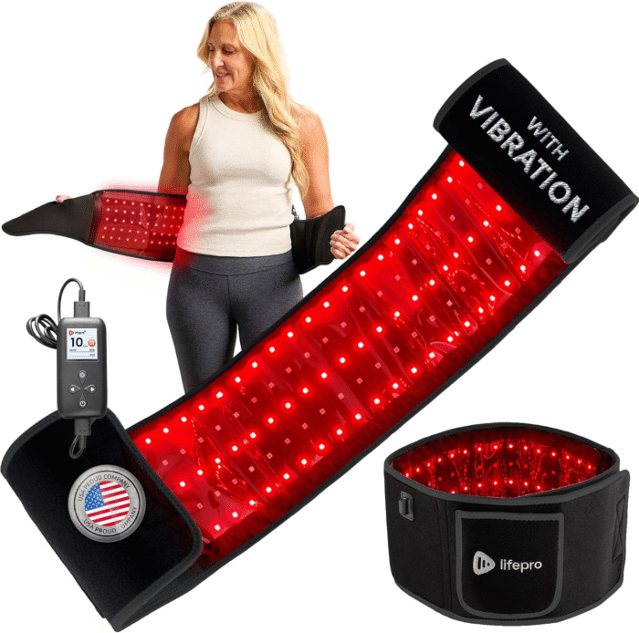 Red Light Therapy Belt - 660Nm & 850Nm near Infrared & Red Light Therapy for Body, Relaxing Muscle, Inflammation, Improve Circulation - Image 1