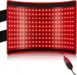 Red Light Therapy for Body, Dual Chip 660Nm 850Nm Red near Infrared Light with Timer, Large Pads Belt Wearable Wrap, Infrared Light Therapy for Muscle Back Waist Pain. 43W