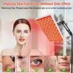 Red Light Therapy for Body & Face – Infrared LED Panel with Stand (660nm + 850nm), Pain Relief, Skin Rejuvenation & Home Wellness Device 2025 - Image 3