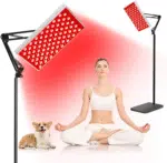 Red Light Therapy for Body & Face – Infrared LED Panel with Stand (660nm + 850nm), Pain Relief, Skin Rejuvenation & Home Wellness Device 2025