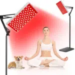 Red Light Therapy for Body & Face – Infrared LED Panel with Stand (660nm + 850nm), Pain Relief, Skin Rejuvenation & Home Wellness Device 2025
