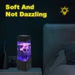 3.12" Jellyfish Battery Powered Lava Lamp, Multicolored Liquid - Image 4