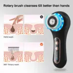 Face Scrubber Exfoliator,Facial Cleansing Brush Rechargeable IPX7 Waterproof with 5 Brush Heads,Electric Face Spin Brush for Exfoliating, Massaging and Deep Cleansing - Image 7