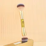 Foundation Powder Brush Double Ended Blush Makeup Brushes, Duo Bronzer Blush Ideal for Cream or Powder - Image 9