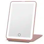 Dimmable LED Lighted Travel Makeup Mirror, Portable Foldable Vanity Mirror - Image 9