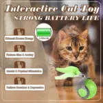 Cat Interactive Ball Toys Rolling Ball Faux Tail Rechargeable Smart Pet Toys Interactive Toys for Indoor Cats（2Pcs)） - Image 6