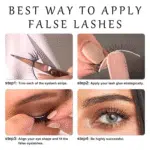 12 Pairs Faux Mink Lashes Wispy Lashes 6D Curly False Eyelashes Flully Eye Lash Extesnion Cat Eye Fake Lashes 2 Style Pack Natural Look Fake Eyelash with Tweezers for Women Girls - Image 4