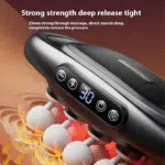 16-Head Deep Tissue Massage Gun with 30 Levels & 30 Modes, Red Light Therapy, Quiet Percussion Massager for Back, Shoulders, Legs, and Muscle Pain Relief,Relieve Fascial Inflammation Gift White Grey - Image 8
