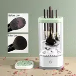 Electric Makeup Brush Cleaner Machine Ultra Fast Type-C Make up Brush Washer Automatic Energy Saving Brush Deep Cleanser Tool Quick Efficient Clean and Dry Ultra for All Size Makeup Brush - Image 4