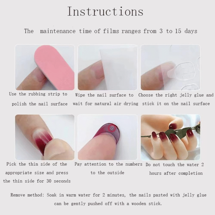 24 Pcs Black White Ombre Press on Nails Short Square -  Summer Fake Nails Press Ons Nails Tips Design Full Cover French False Nails Glue on Nails Stick on Nails Acrylic Nail Art DIY for Women - Image 6