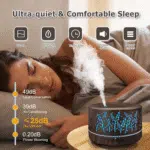 Diffusers for Essential Oils Large Room 600Ml,Essential Oil Diffusers for Home with R/C,Cool Mist Humidifier,7 Colors Lights & 3 Mist Mode Waterless Auto off for Office - Image 2