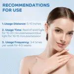 Red Light Therapy for Body, 180 Leds Red and Blue Light Therapy Lamp with Tripod, 3-In-1 Chip Designed 415Nm＆660Nm＆850Nm Infrared Light Therapy for Face - Image 5