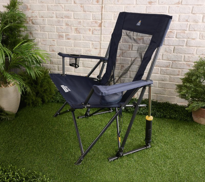 GCI Outdoor XL Elite Portable Rocking Chair with Pocket - Image 2