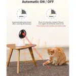 Automatic Cat Laser Toys, Interactive Laser Cat Toys for Indoor Cats/Kitty/Dogs, Cat Laser Toy Automatic White - Image 3