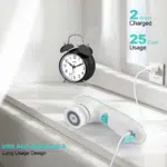 Facial Cleansing Brush Electric Face Brush Scrubber for Exfoliating with 4 Cleanser Heads, 2 Speeds - Image 11