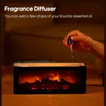 Colorful Flame Fireplace Aroma Diffuser 150Ml Waterless Auto-Off Air Humidifier with Timer Remote Control for Home Bedroom Gift - Image 5