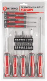 Screwdriver & Precision Driver Tool Set with Magnetic Tips and Bits - Phillips, Flat Head, Torx, Hex - Cr-V Steel with Cushion Grip Handles VT08-3329 - Image 6