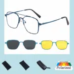 New Metal 3 in 1 Polarized Sunglasses Men Style Magnet Clip on Glasses Frame Trend 2024 Optical Computer Glasses UV400 - Image 3