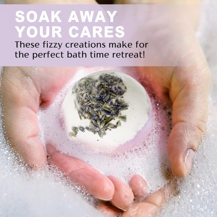 Lavender Spa Gift Box for Women – 7-Piece Self-Care Bath Set with Candle, Soap, Bath Bomb, Salt Scrub & Essential Oils (Relaxing Birthday, Mother’s Day, or Thank You Gift) - Image 4