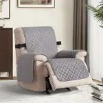 1Pc Recliner Chair Cover Water Repellant Armchairs Slipcover Living Room Sofa Couch with Elastic Strap Furniture Protector - Image 7
