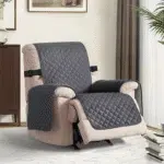 1Pc Recliner Chair Cover Water Repellant Armchairs Slipcover Living Room Sofa Couch with Elastic Strap Furniture Protector - Image 5