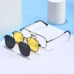 New Metal 3 in 1 Polarized Sunglasses Men Style Magnet Clip on Glasses Frame Trend 2024 Optical Computer Glasses UV400 - Image 2