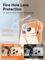 iPhone 17 / 16 / 15 Pro Max Case with Lens Protection – Transparent Anti-Yellow Shockproof Cover - Image 2