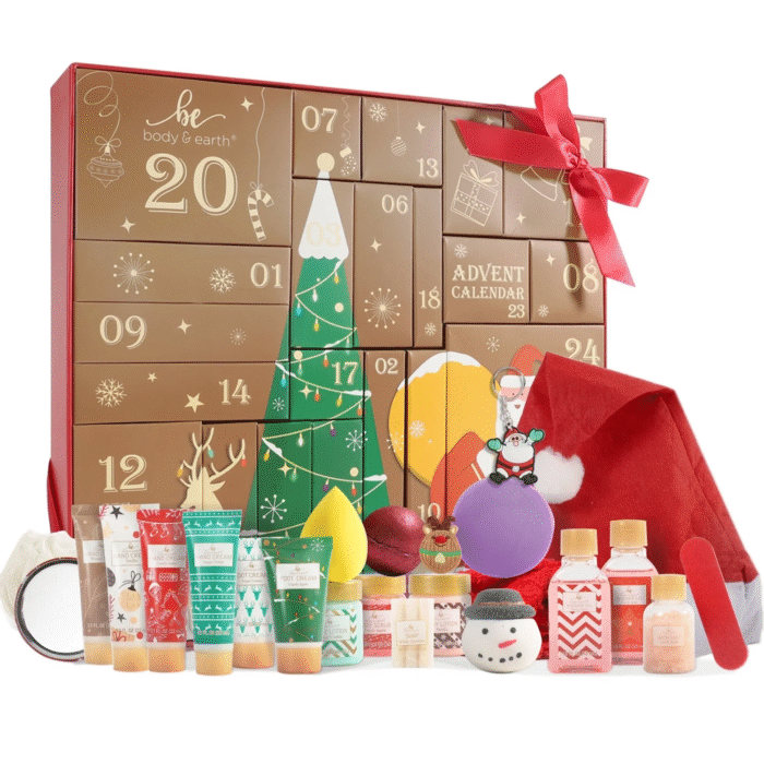 Christmas Gift Sets for Women - 24 Pcs Set of Advent Calendar 2025, Bath and Body Spa Gift Box for Holiday - Image 1