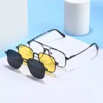 New Metal 3 in 1 Polarized Sunglasses Men Style Magnet Clip on Glasses Frame Trend 2024 Optical Computer Glasses UV400 - Image 8