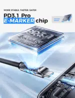 240W USB C to USB C Fast Charging Cable 6.6FT Soft Silicone – Charger Cord for iPhone 16 Pro Max, MacBook Pro/Air, iPad Pro/Air, Samsung S25/S24/S23, Switch 2 – Black - Image 2