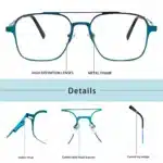 New Metal 3 in 1 Polarized Sunglasses Men Style Magnet Clip on Glasses Frame Trend 2024 Optical Computer Glasses UV400 - Image 7