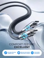 240W USB C to USB C Fast Charging Cable 6.6FT Soft Silicone – Charger Cord for iPhone 16 Pro Max, MacBook Pro/Air, iPad Pro/Air, Samsung S25/S24/S23, Switch 2 – Black - Image 5